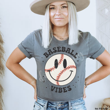 "No restocks" Baseball Vibes Screen Print High Heat Transfer U108