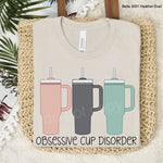 Obsessive Cup Disorder Screen Print High Heat Transfer T92