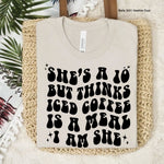She's a 10 Screen Print Transfer Q106