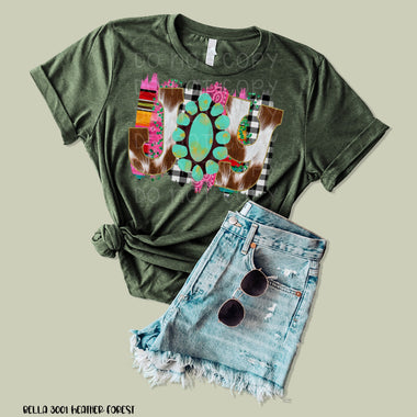 "No Restocks"Joy Western Screen Print High Heat Transfer R108