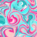 Pink and Blue Marble Pattern Sublimation Transfer