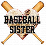 Baseball Sister Sublimation Transfer