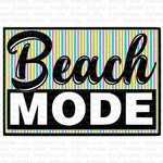 Beach Mode Sublimation Transfer