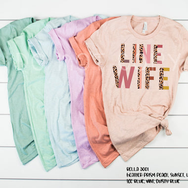 Line Wife Screen Print High Heat Transfer T16