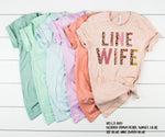 Line Wife Screen Print High Heat Transfer T16