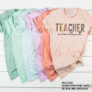 Teacher Assistant Screen Print High Heat Transfer W2