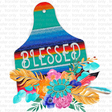 Blessed Ear Tag Sublimation Transfer