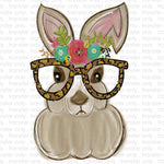 Bunny Glasses Sublimation Transfer