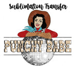 Punchy Babe Sublimation Transfer