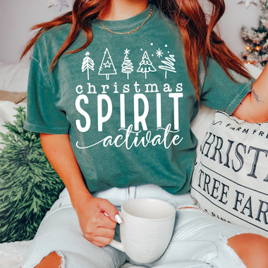 Christmas Spirit Activate Screen Print Transfer P64