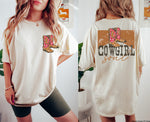 "No restocks" Cowgirl Soul Front & Back Screen Print High Heat Transfer K30