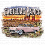 Cadillac Ranch Sublimation Transfer