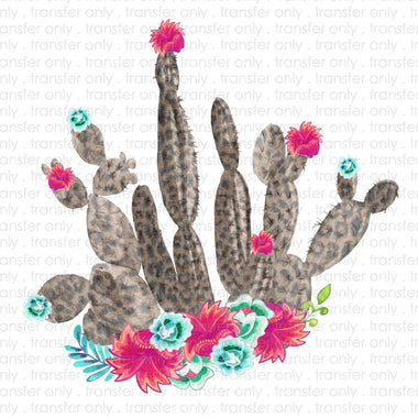 Cheetah Cactus Sublimation Transfer