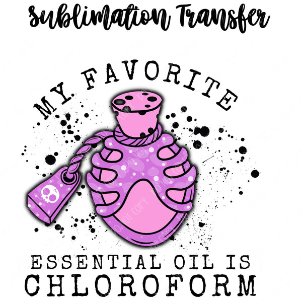 My Favorite Essential Oil Sublimation Transfer