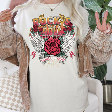 Rock & Roll Screen Print High Heat Transfer R80