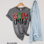 “No restocks” Holly Jolly Screen Print High Heat Transfer B29