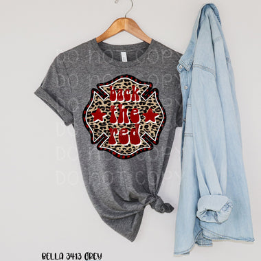 Back the Red Screen Print High Heat Transfer V120