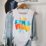 Summer Vibes Screen Print High Heat Transfer W163