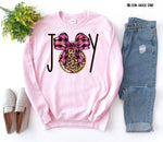 Joy Pink Leopard Screen Print High Heat Transfer R59