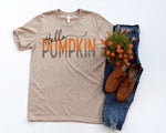 "No restocks" Hello Pumpkin Orange Leopard Screen Print High Heat Transfer P76