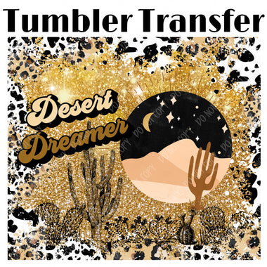 Desert Dreamer Skinny Tumbler Seamless Sublimation Transfer