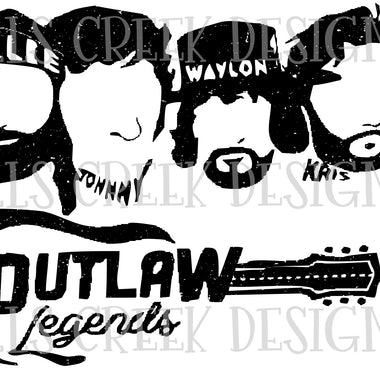 Outlaws Legends Sublimation Transfer