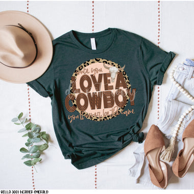 *Not Restocking* Once you love a Cowboy Screen Print High Heat Transfer U15