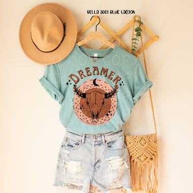 Dreamer Skull Screen Print High Heat Transfer T63
