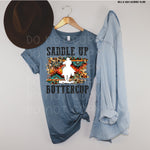 Saddle Up Buttercup Screen Print Transfer *High Heat* U126