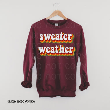 *No Restocks* Sweater Weather Screen Print Transfers *High Heat* H19