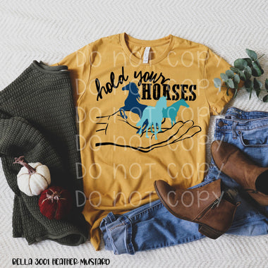 *No Restocks* Hold Your Horses Screen Print Transfers *High Heat*W9