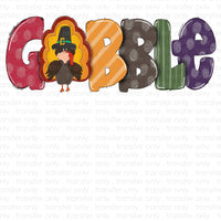 Gobble Doodle Sublimation Transfer