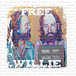 Free Willie Sublimation Transfer