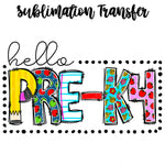 Hello K4 Sublimation Transfer