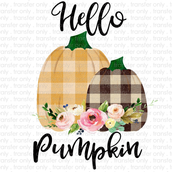 Hello Pumpkin Sublimation Transfer