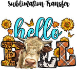 Hello Fall Sublimation Transfer