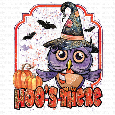 Hoo's There Owl Sublimation Transfer