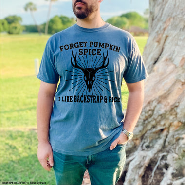 Forget Pumpkin Spice Black Screen Print Transfer U88