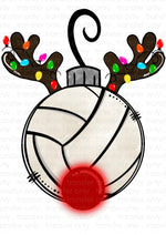 Volleyball Reindeer Sublimation Transfer