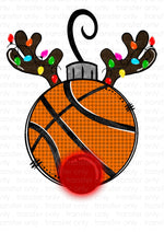Basketball Reindeer Sublimation Transfer