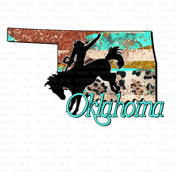 Oklahoma Rodeo Sublimation Transfer
