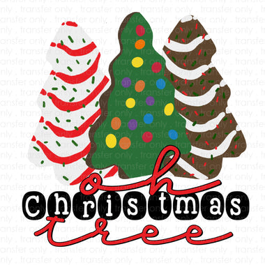 Oh Christmas Tree Sublimation Transfer