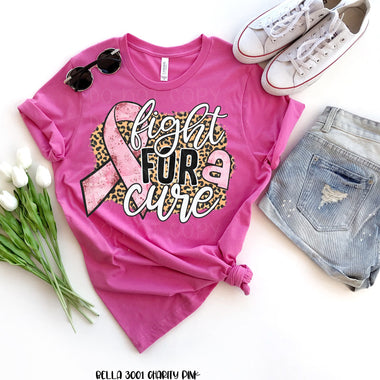 Fight for a Cure Screen Print High Heat Transfer U134