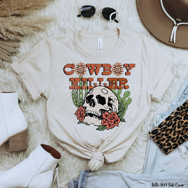 Cowboy Killer Screen Print High Heat Transfer P78
