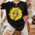 Bolt Sunflower Screen Print High Heat Transfer V139