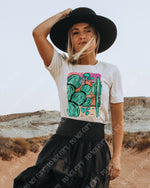 "No restocks" Cactus Desert Screen Print High Heat Transfer U161