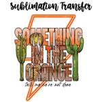In the Orange Sublimation Transfer
