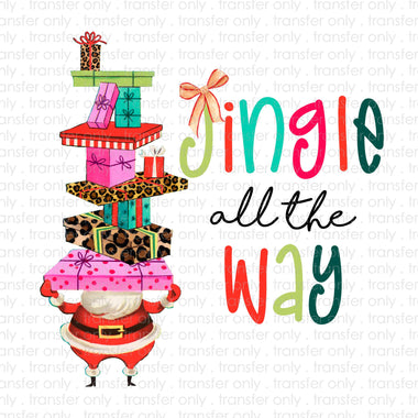 Jingle all the Way Sublimation Transfer