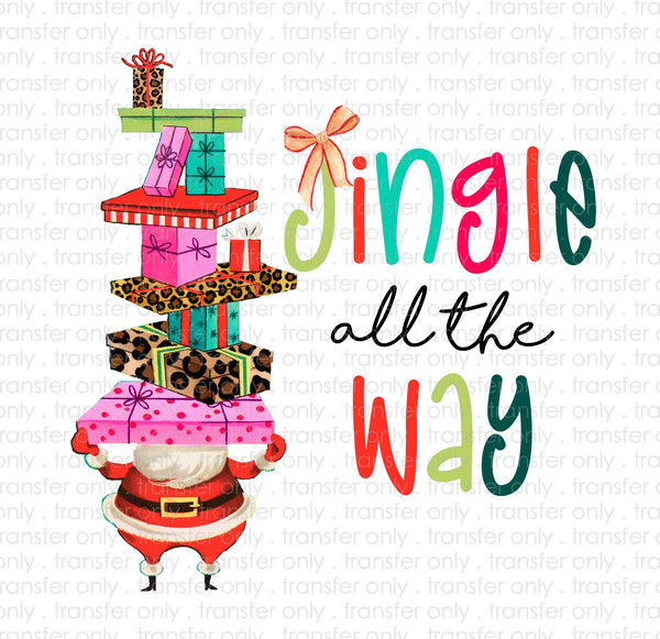 Jingle all the Way Sublimation Transfer