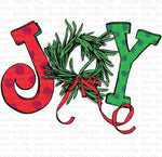 Joy Wreath Sublimation Transfer